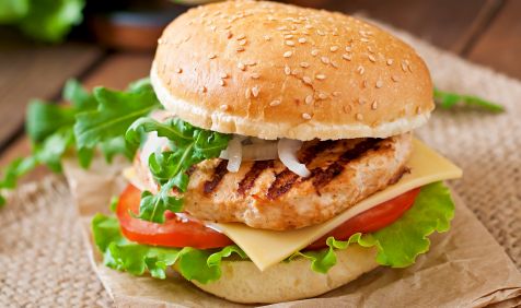 Hamburguer de Frango Grelhado