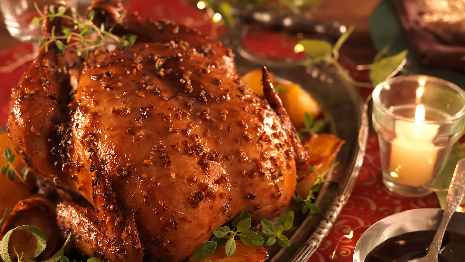 foto da receita Chester Perdigão com Mandioquinha no Melado de Cana