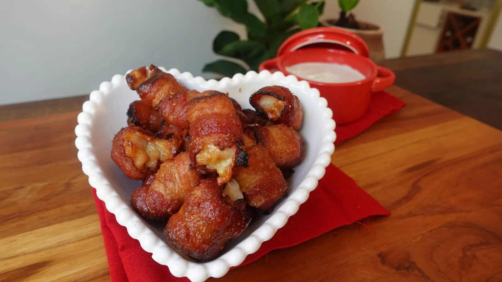 foto da receita Petisco de Frango Caramelizado com Bacon