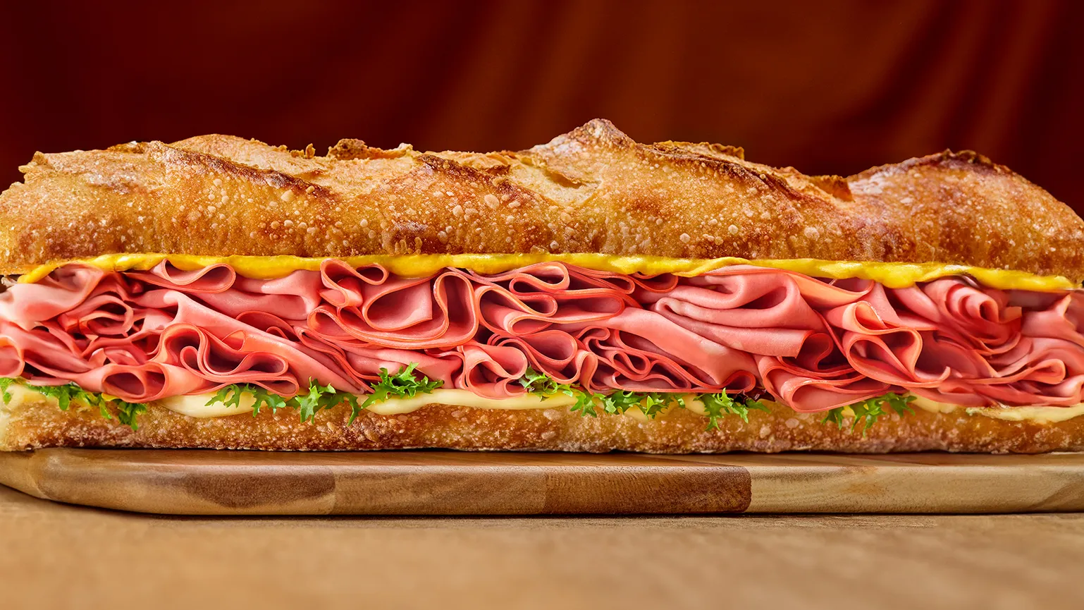 foto da receita Baguete de Mortadela Ouro Perdigão com creme de queijo