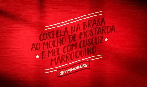 Costela Na Brasa ao molho de mostarda e mel com cuscuz marroquino