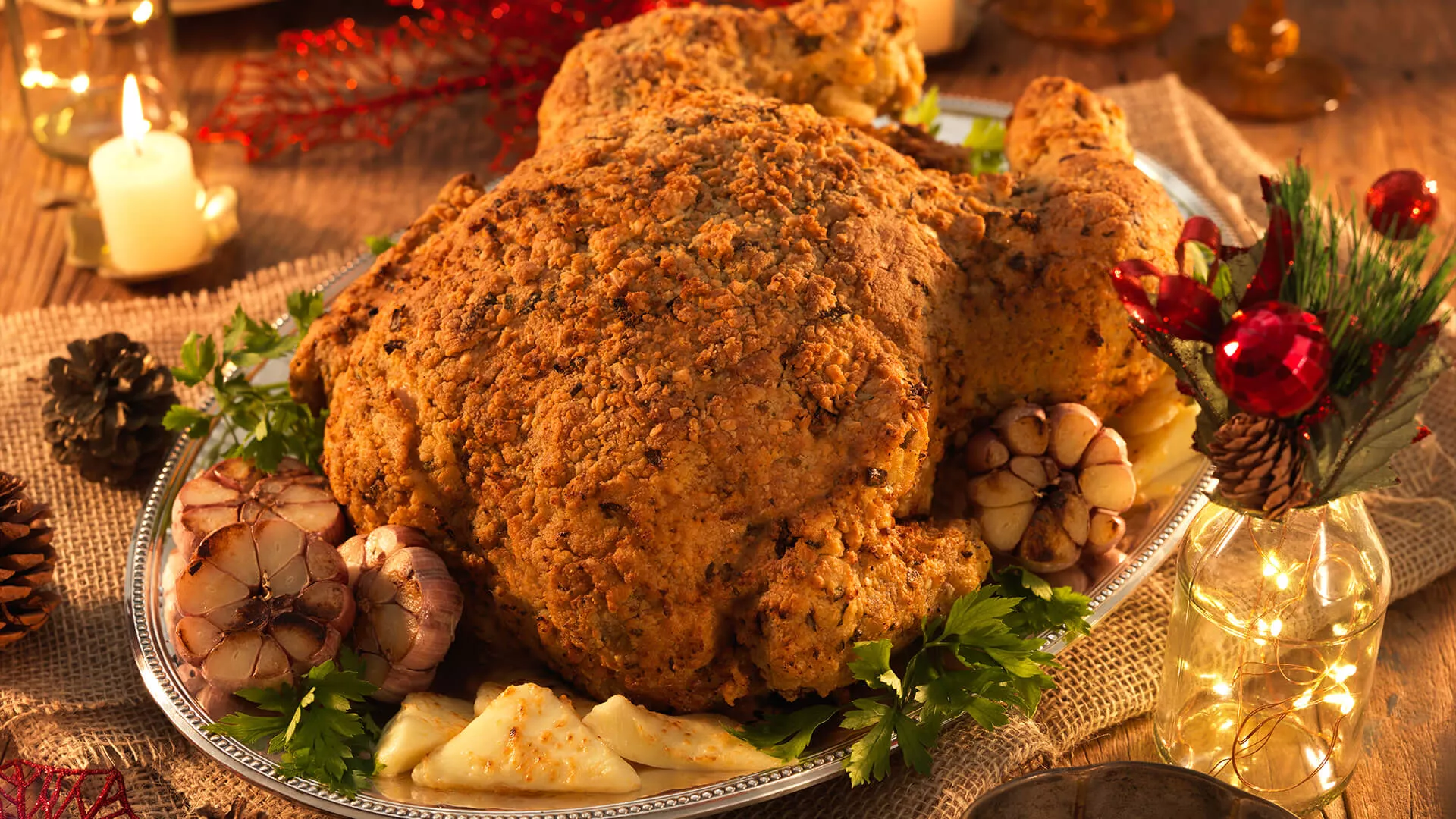 foto da receita Chester com Crosta de Queijo da Canastra