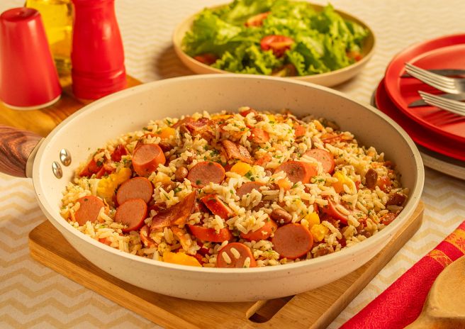 Mexidão com Salsicha e Bacon