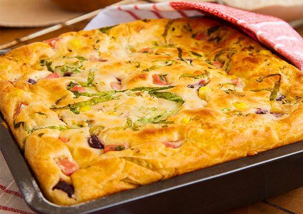 Torta Prática com Apresuntado