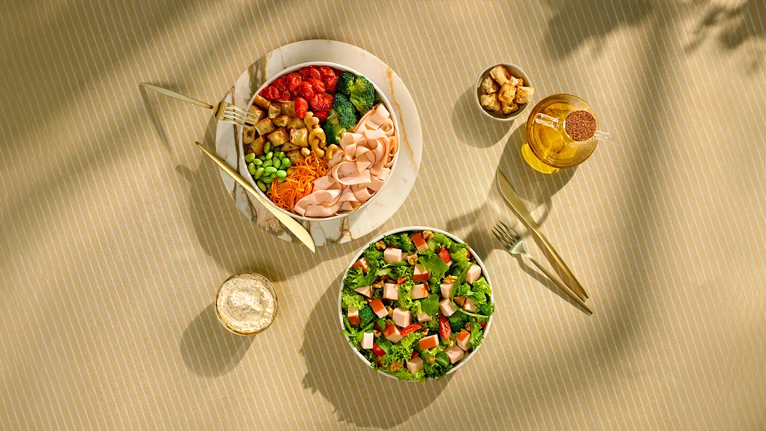 foto da receita Saladas Mix com Peito de Frango Ouro Perdigão