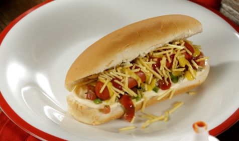 Hot Dog Temperado e Crocante
