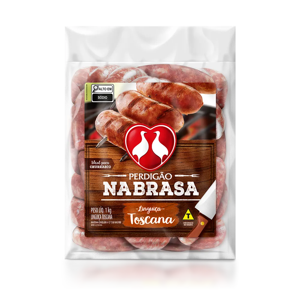 Linguiça Toscana Na Brasa 1kg