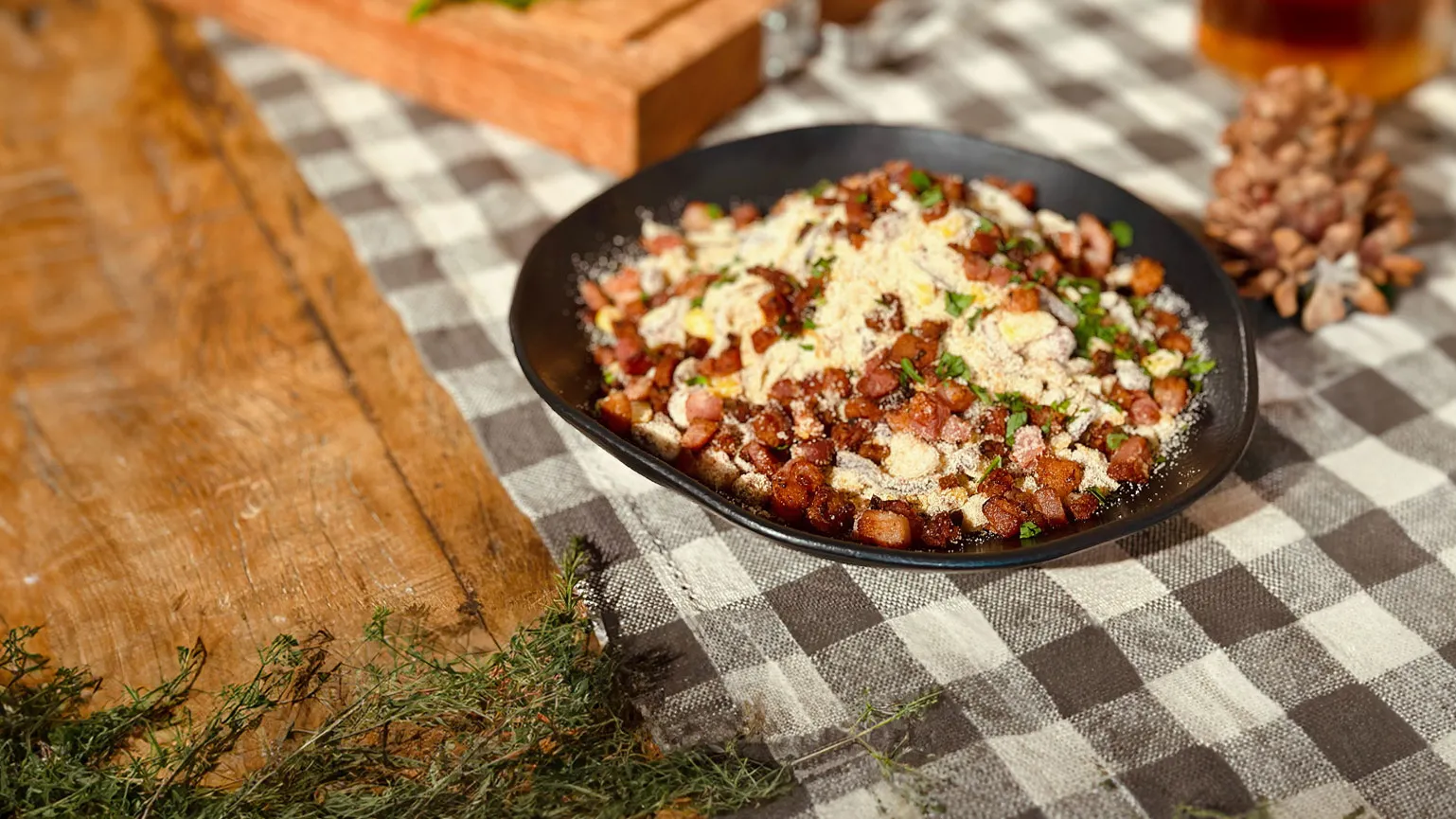 foto da receita Farofa de Bacon