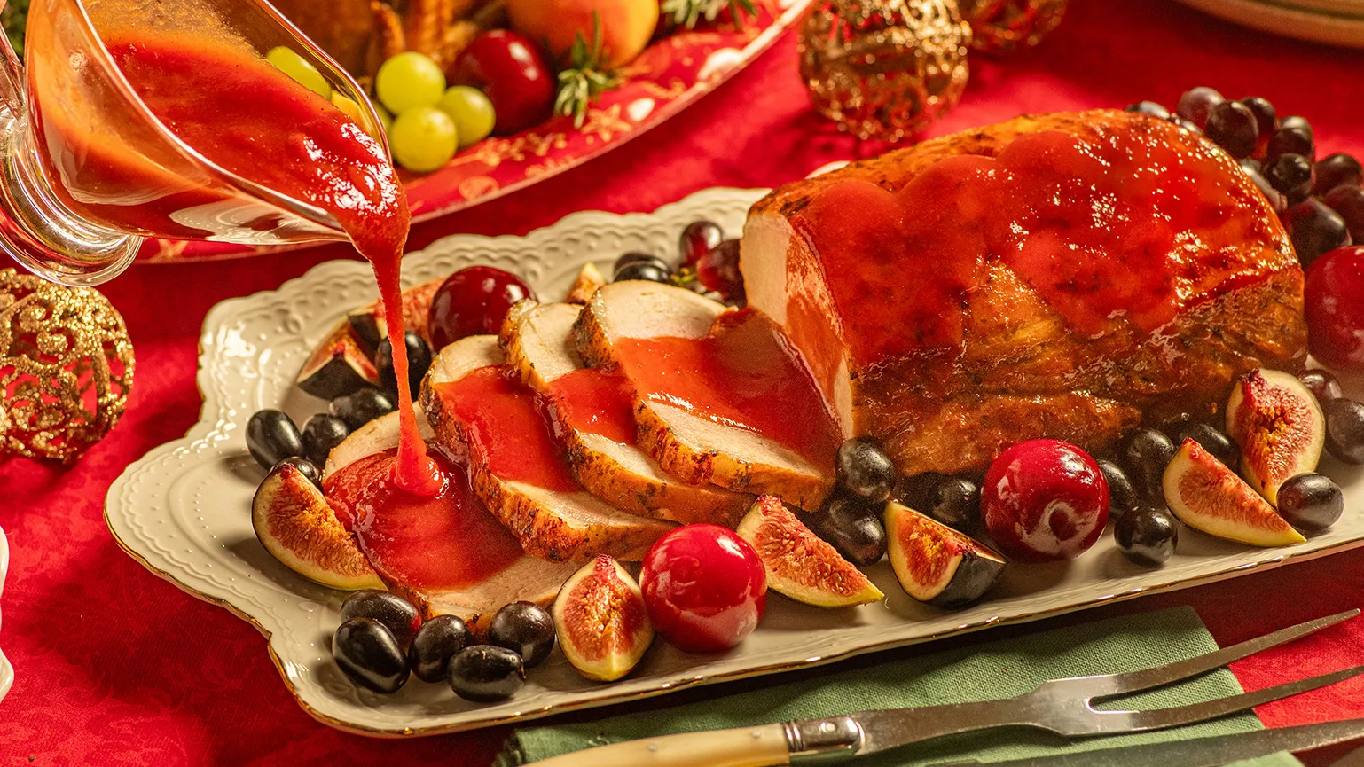 foto da receita Lombo com Molho Barbecue de Goiabada