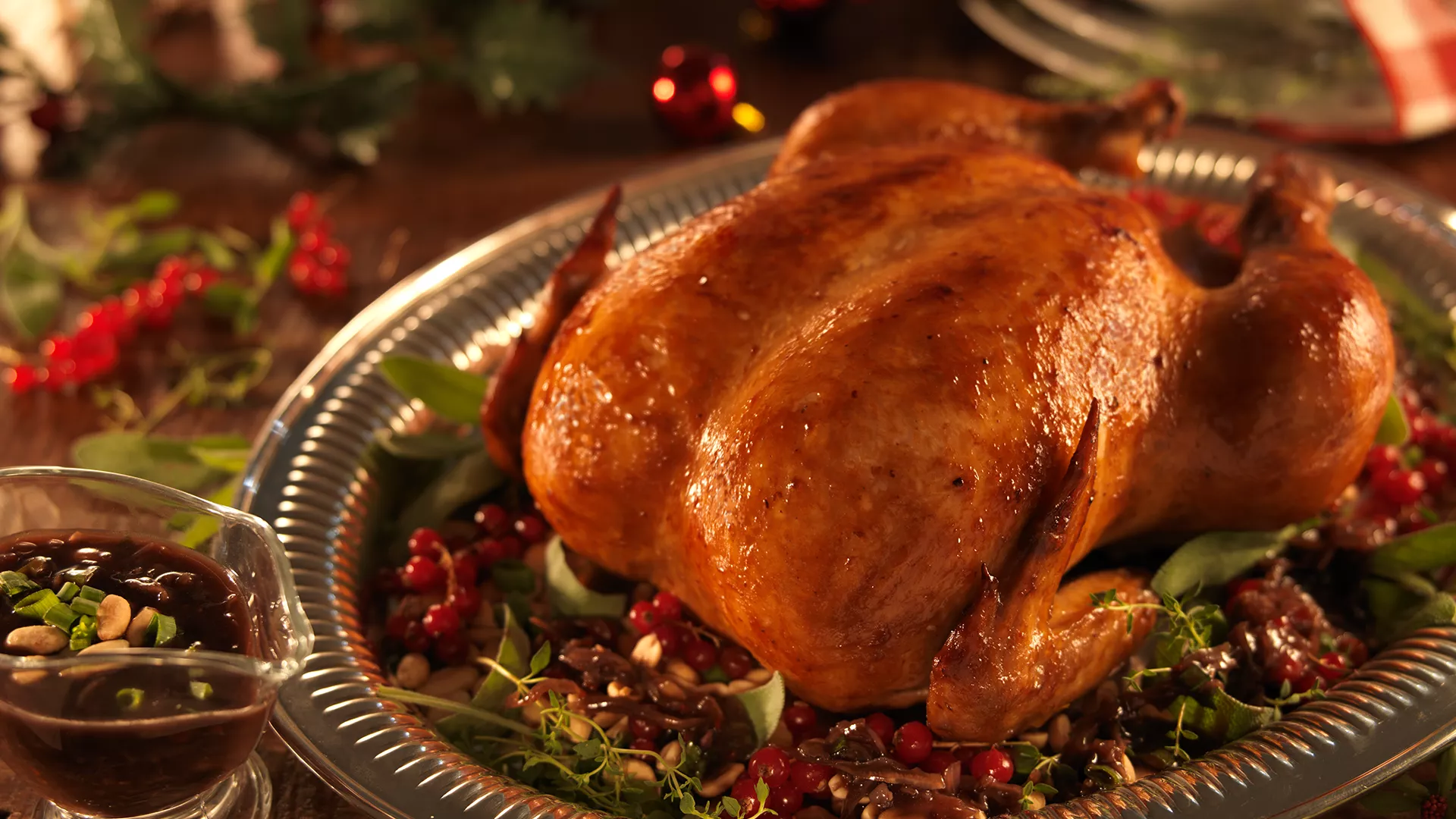 foto da receita Chester Assado com molho asiático