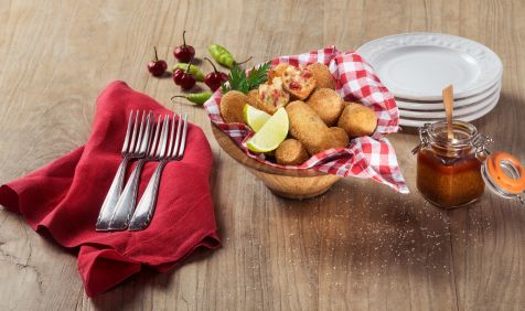 Croquete de Linguiça Calabresa