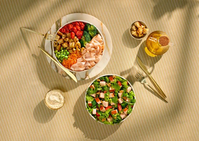 Saladas Mix com Peito de Frango Ouro Perdigão