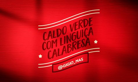 Caldo verde com linguiça calabresa