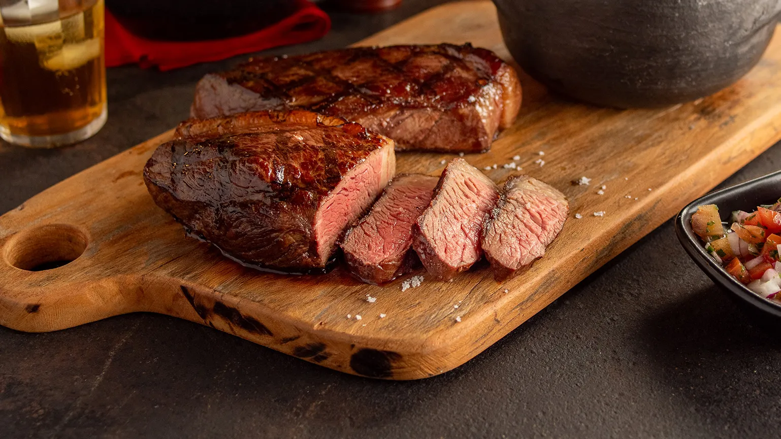 foto da receita Picanha com Batatonese de Bacon