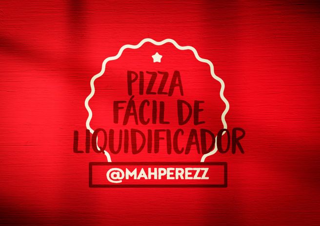 Pizza fácil de liquidificador