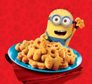 Minions mini chicken queijo