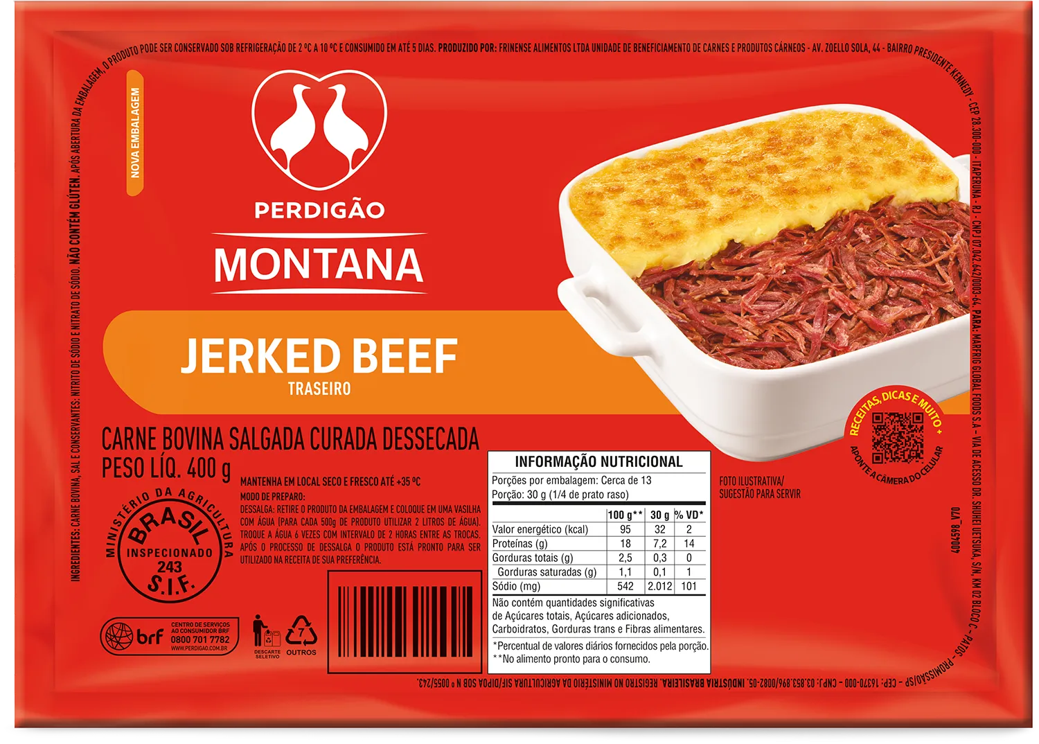 Jerked Beef Traseiro 400g