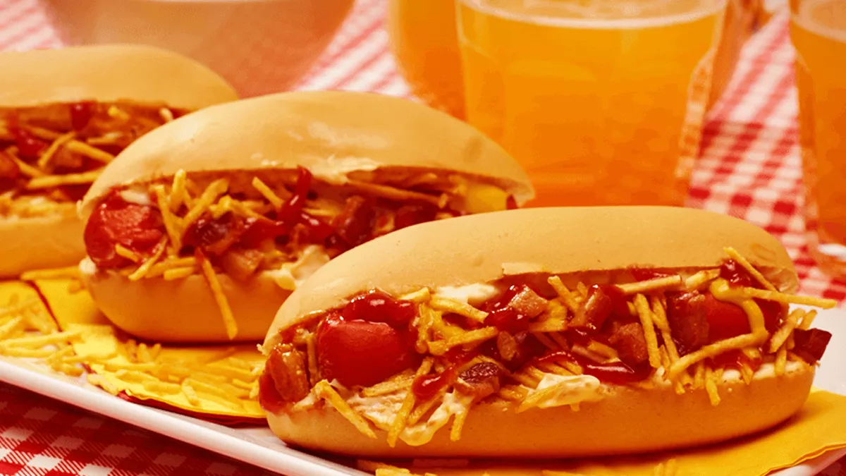 foto da receita Hot Dog com Bacon