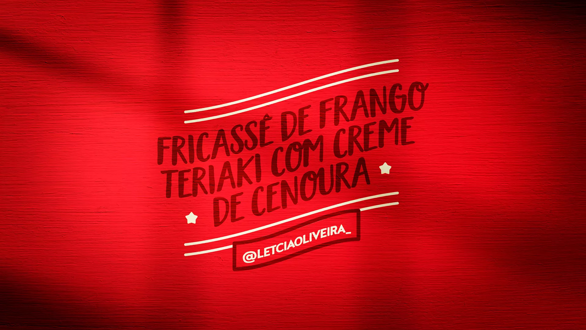 foto da receita Fricassê de Frango Teriaki com Creme de Cenoura