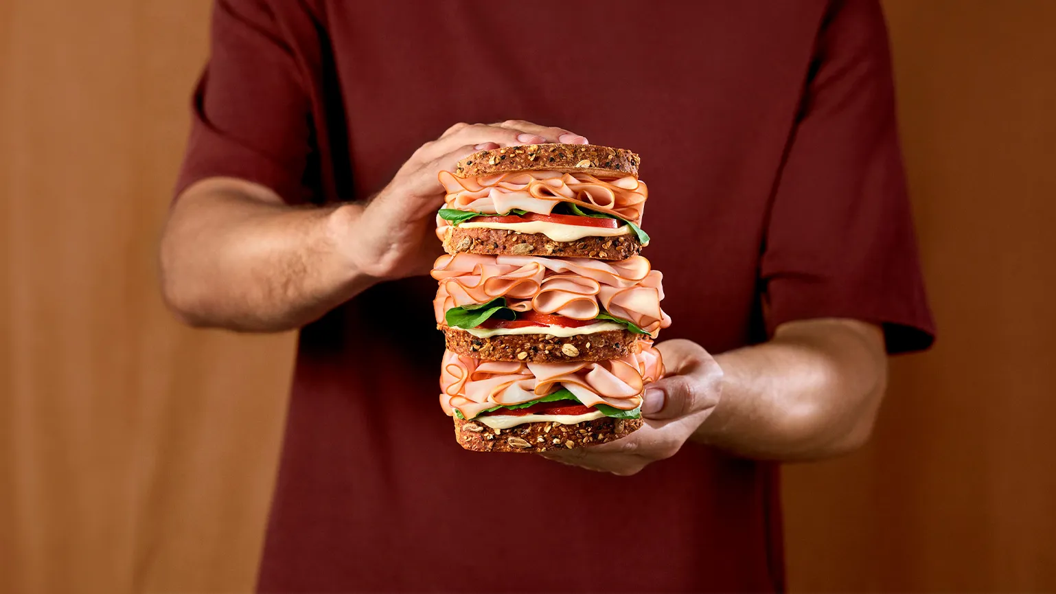 foto da receita Sanduíche natural de Peito de Frango Ouro Perdigão