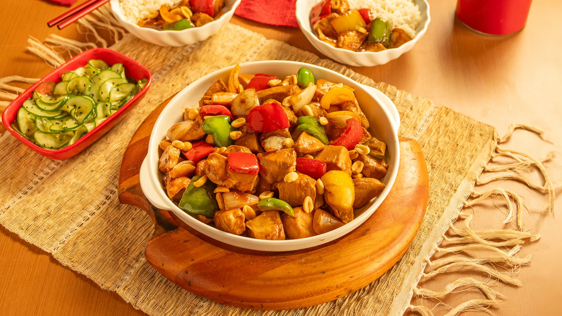 foto da receita Frango Xadrez