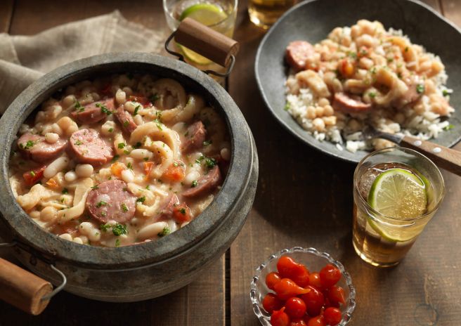 Dobradinha com Paio e Calabresa