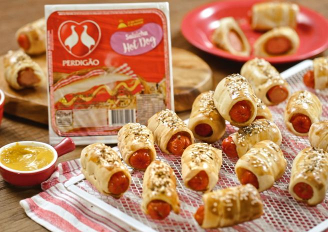 Enroladinho de salsicha