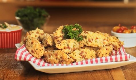 Bolinho de Arroz com Linguiça Ouro de Ervas Finas