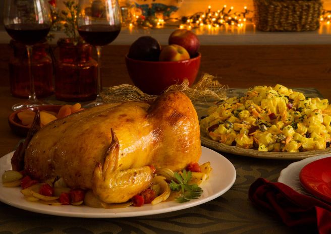 Salada de Batatas Natalina