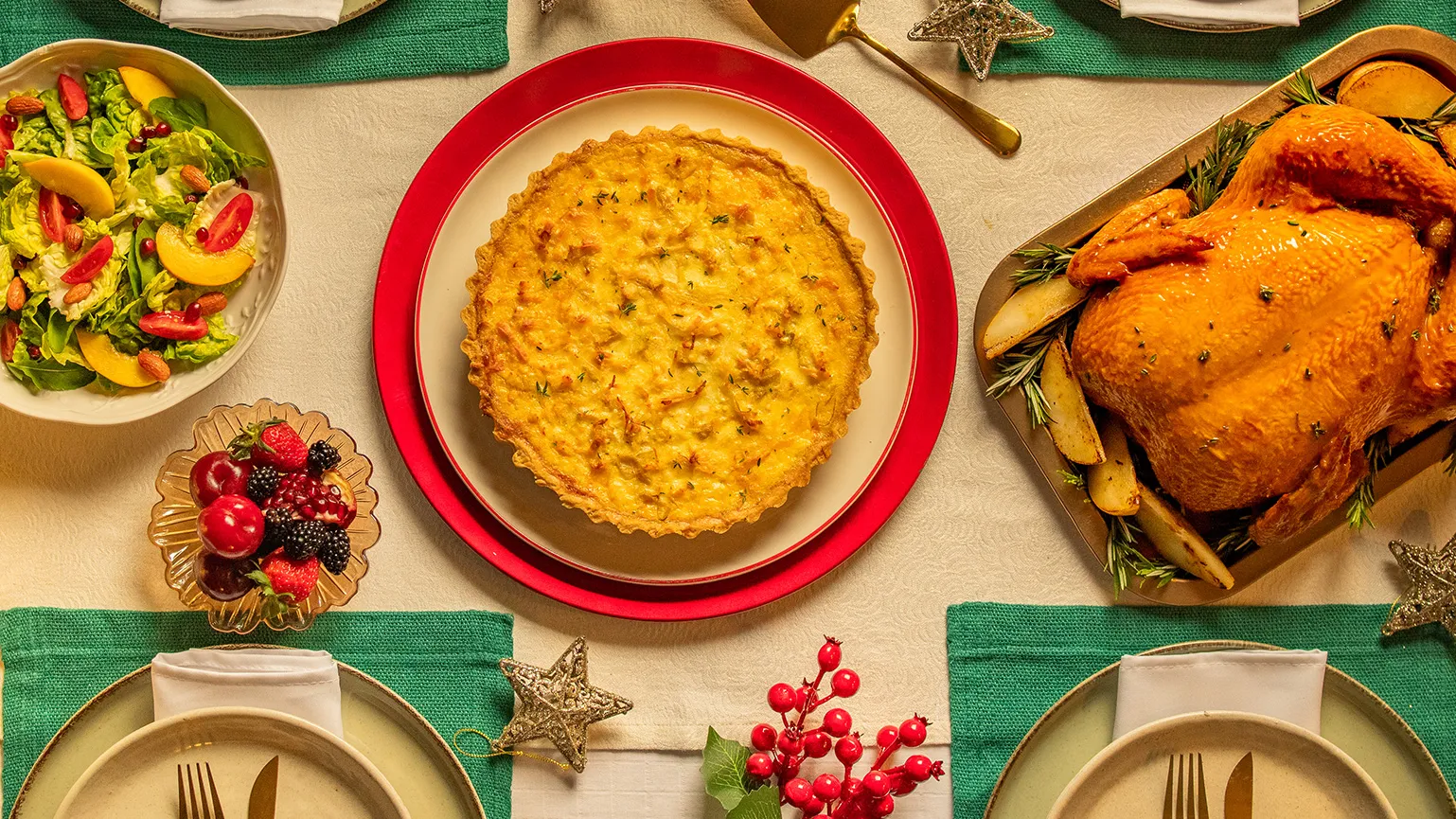 foto da receita Quiche de Chester® Perdigão Desfiado e Alho-poró