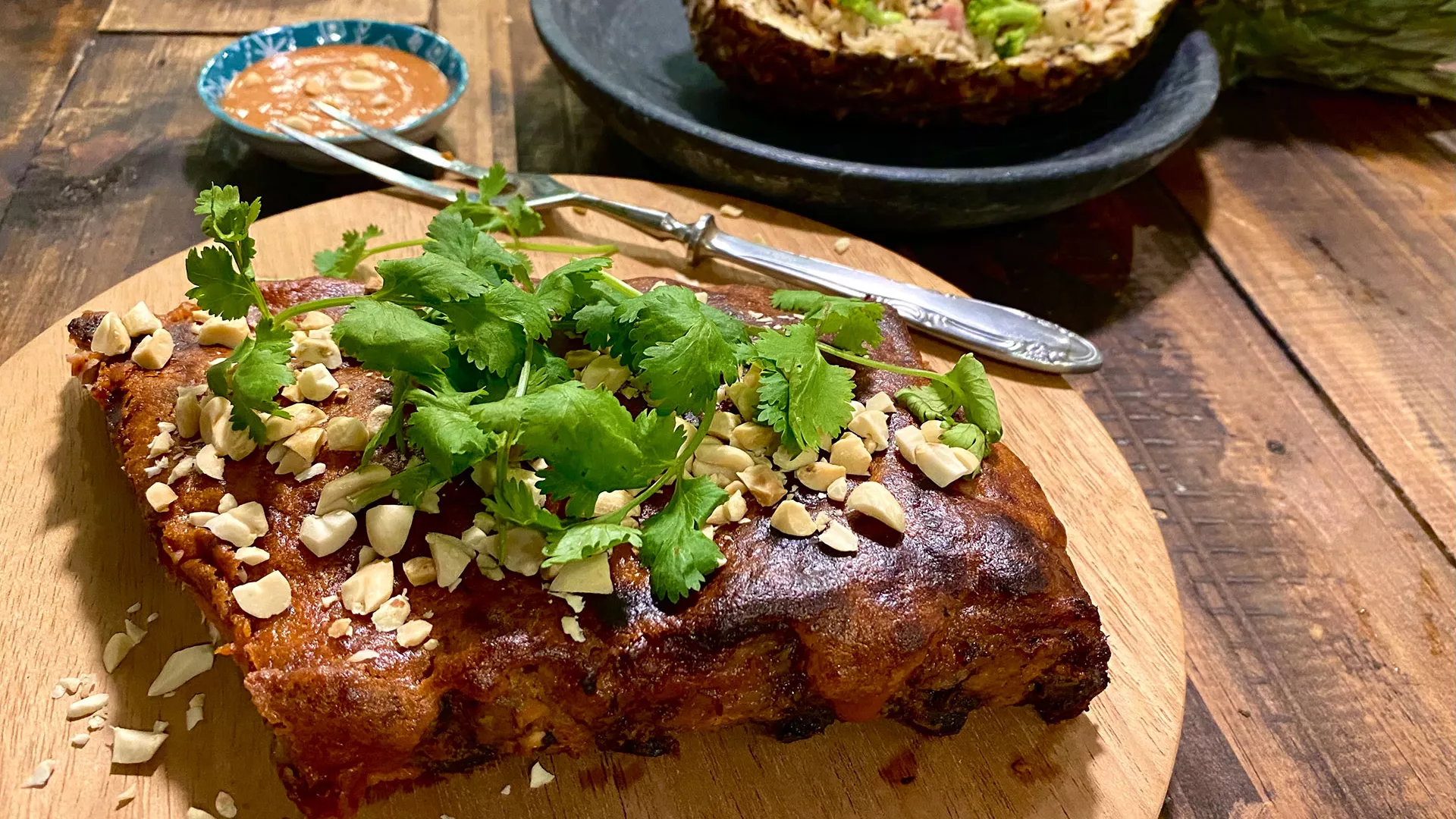 foto da receita Costela Suína Perdigão Na Brasa com Toque Thai