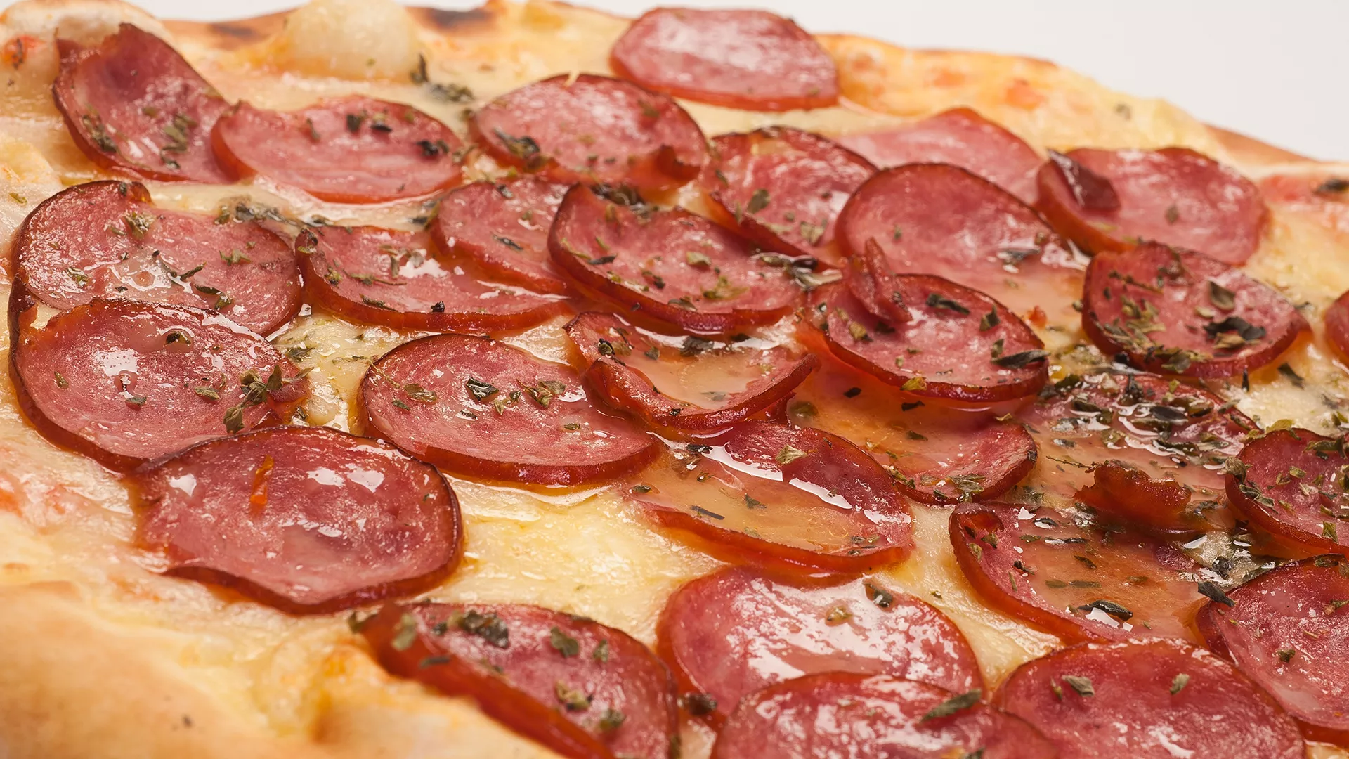 foto da receita Pizza Calabresa ao Creme