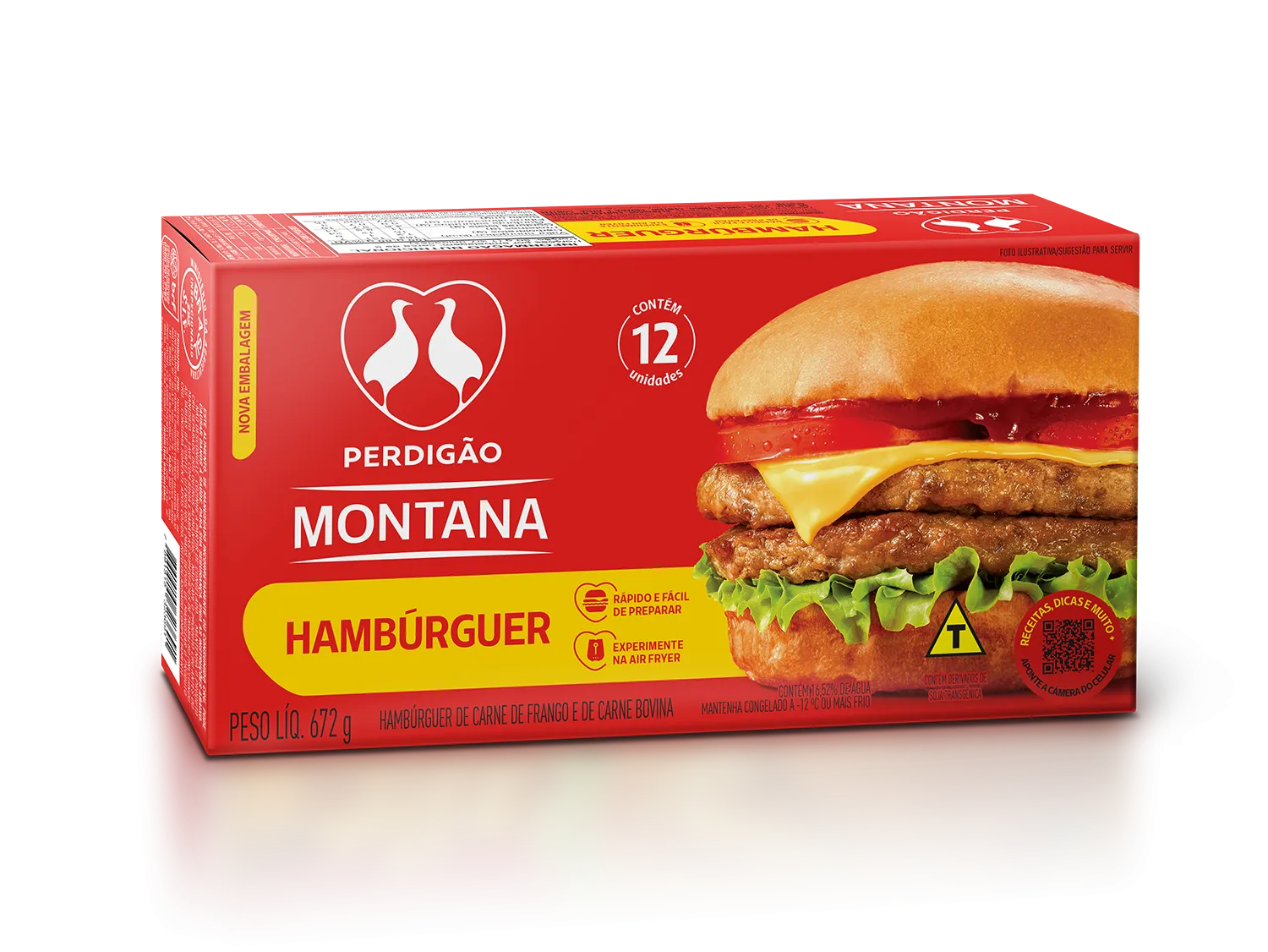 Hambúrguer Misto 672g