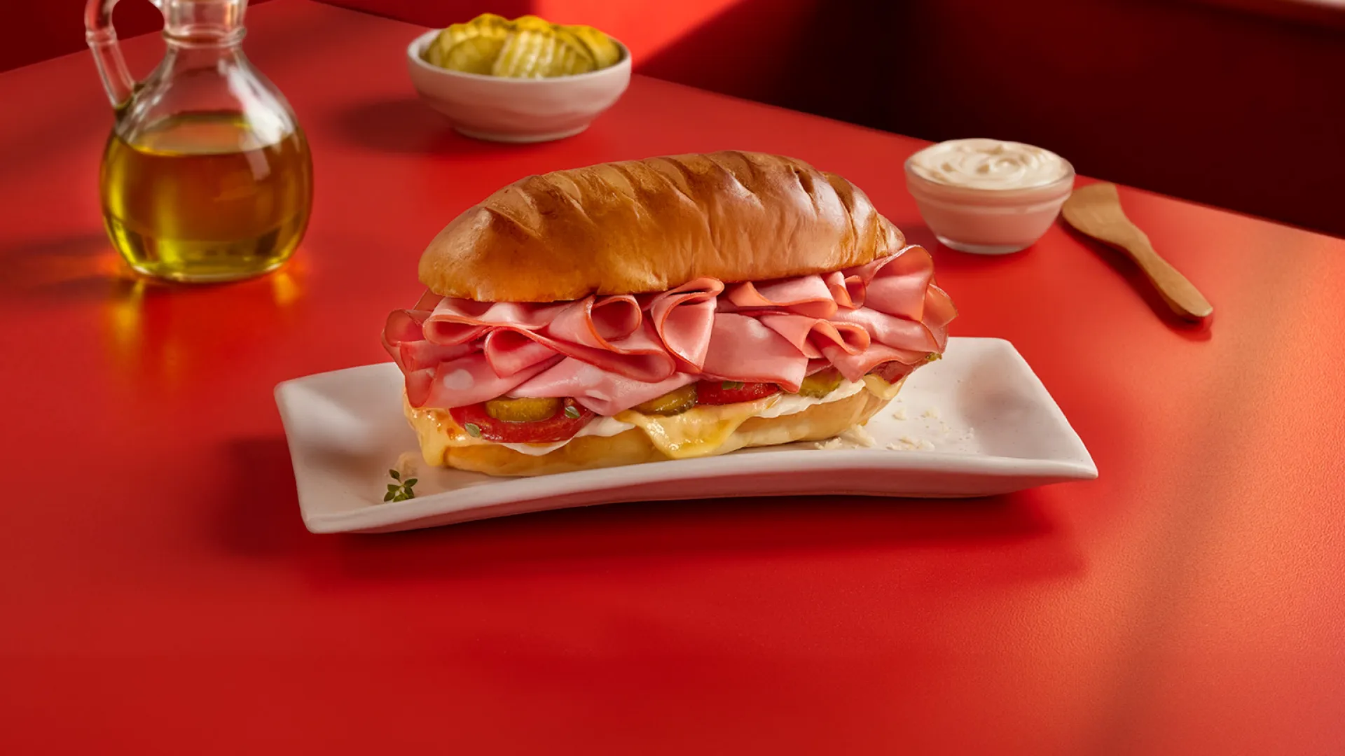 foto da receita Sanduíche Mortadela Ouro Pompeia