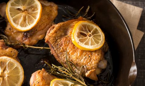 Sobrecoxa Assada ao Limone