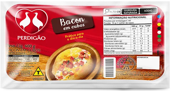 Bacon em Cubos 400g