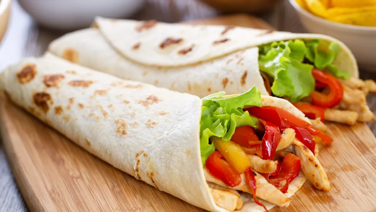foto da receita Wrap de Frango