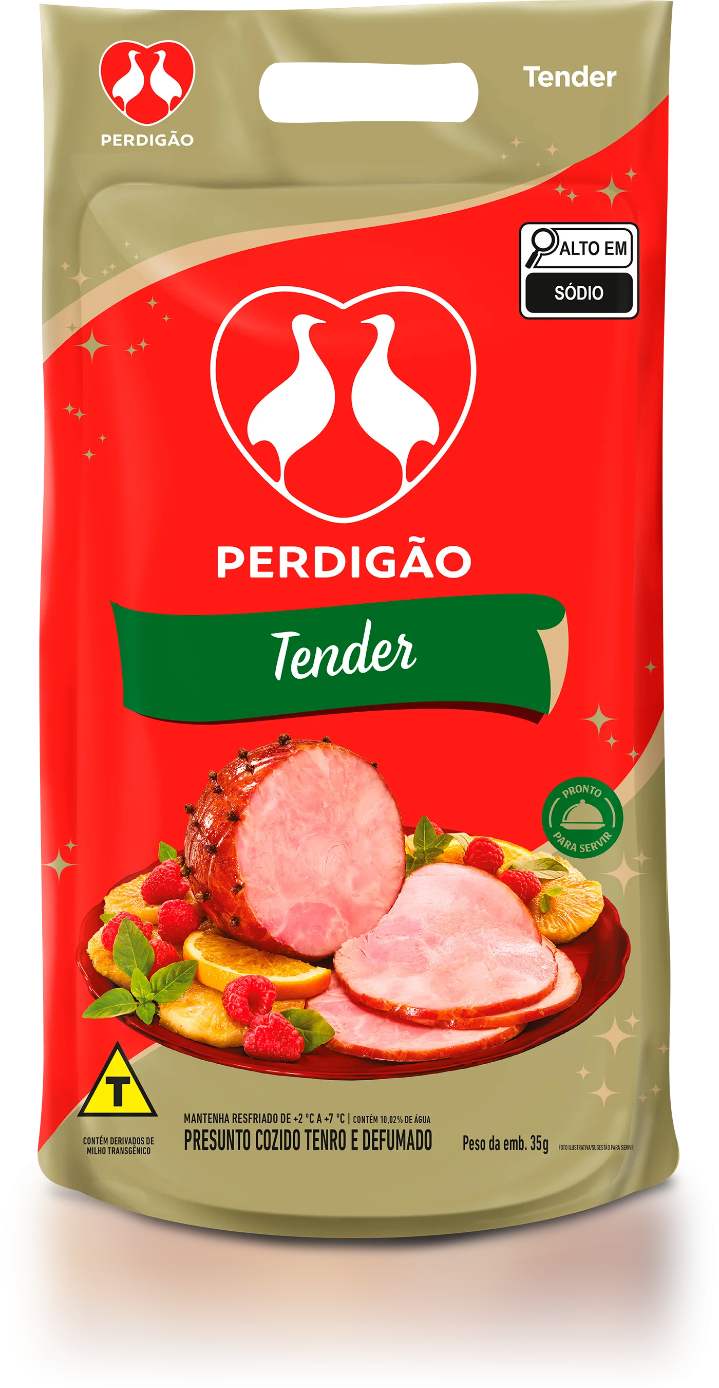Tender Suíno Bolinha Perdigão 1kg