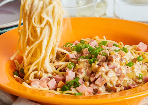 Carbonara Especial com Presunto