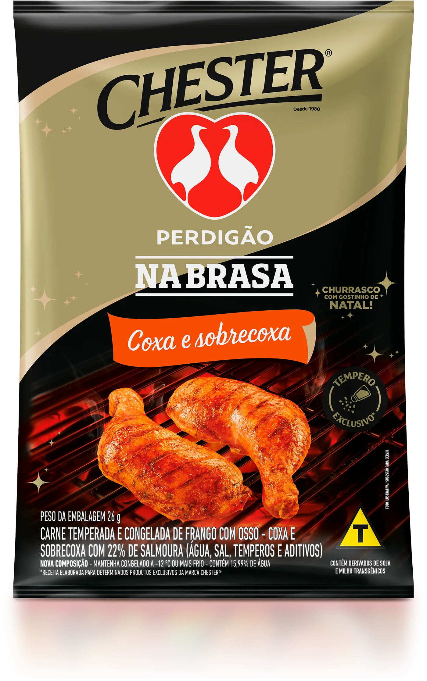 Coxa e Sobrecoxa Chester® Na Brasa