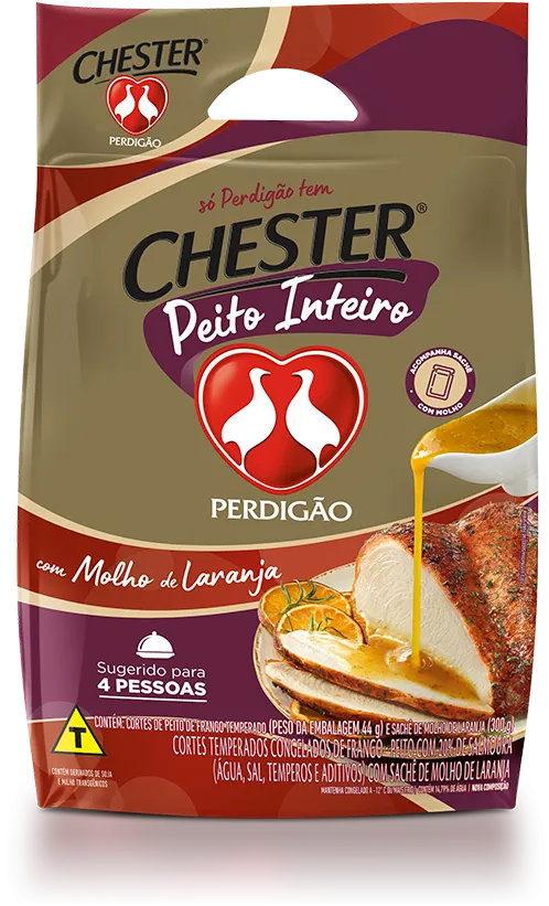 Peito de Chester® com Molho de Laranja