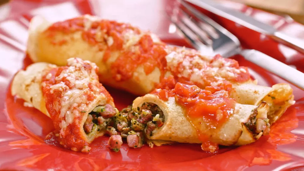 foto da receita Panqueca Especial com Linguiça Calabresa