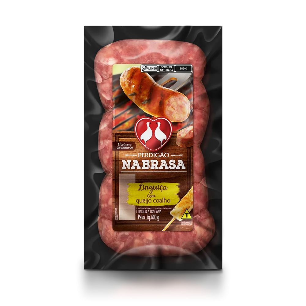 Linguiça Toscana com Queijo Coalho 600g