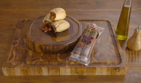 Minissanduíche com Linguiça Ouro de Alho