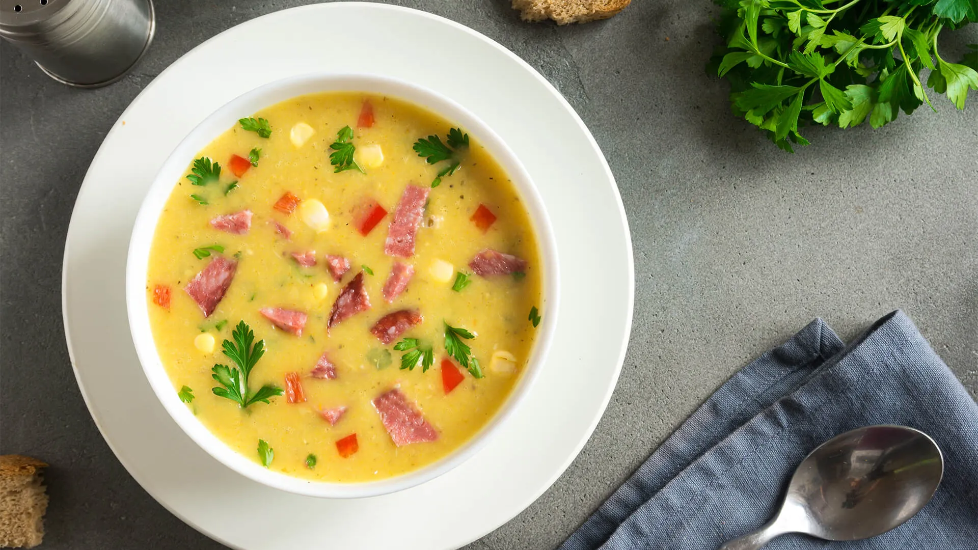 foto da receita Canjiquinha de Milho com Linguiça Calabresa Perdigão