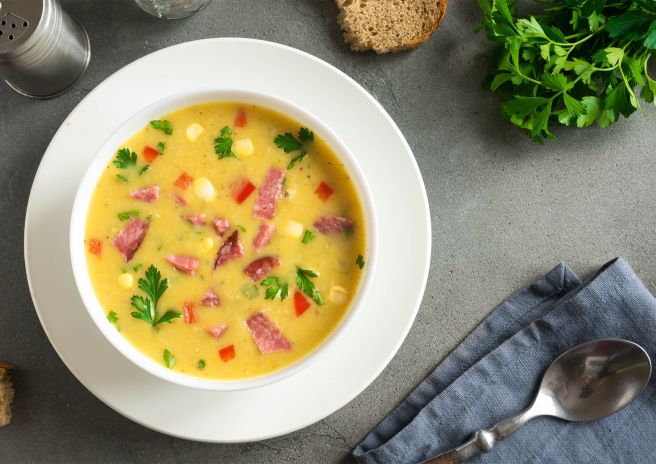 Canjiquinha de Milho com Linguiça Calabresa Perdigão