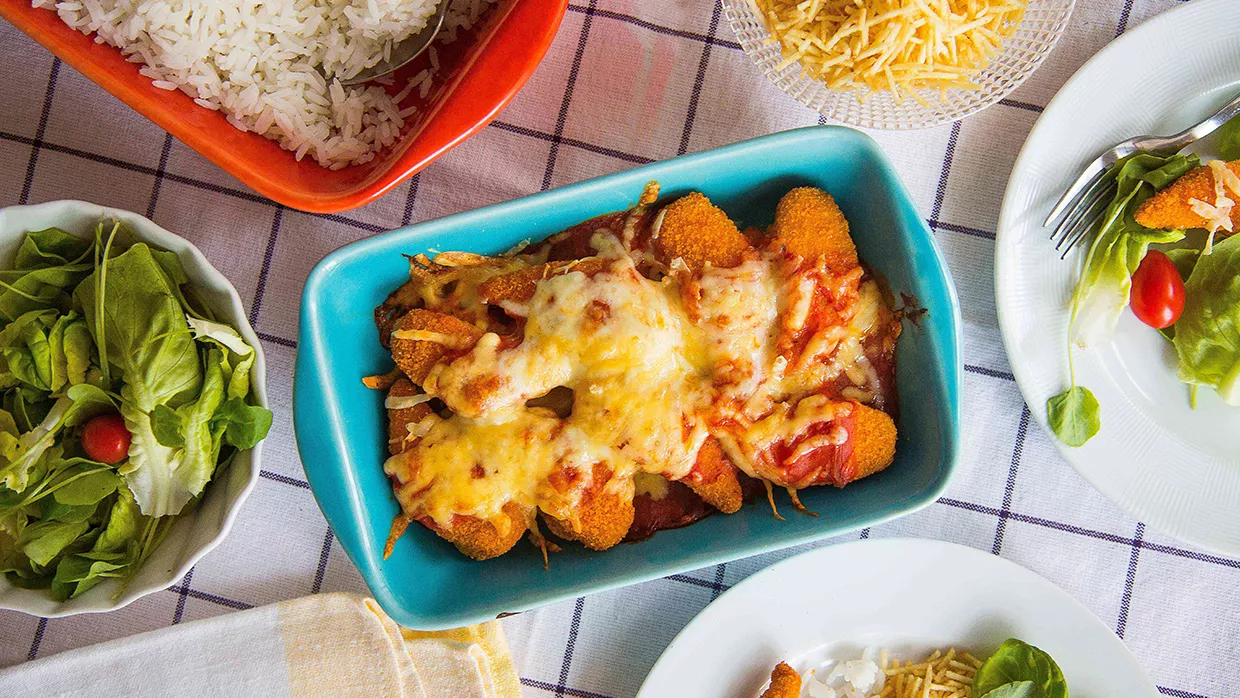 foto da receita Mini Chicken à Parmegiana para a Família