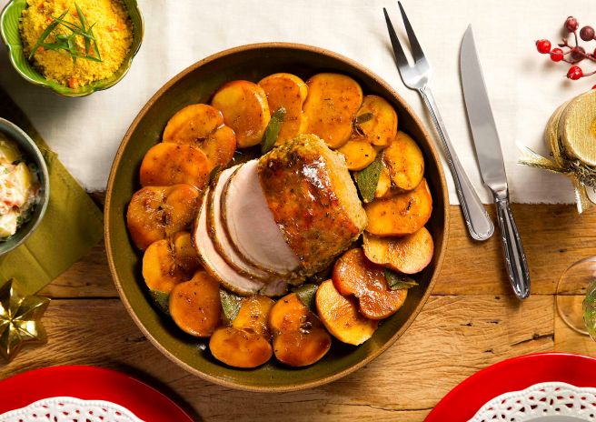 Lombo com Mel Dijon e Sálvia