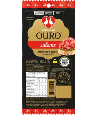 Salame Ouro Defumado Fatiado 100g
