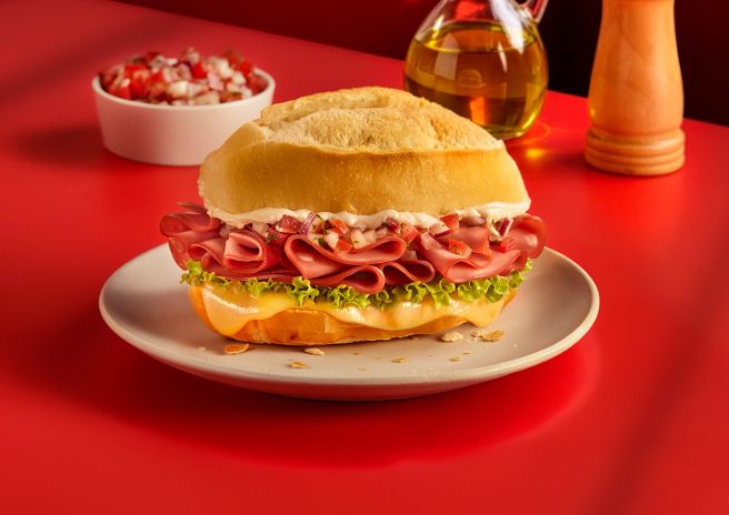 Sanduíche Mortadela Ouro Freguesia do Ó